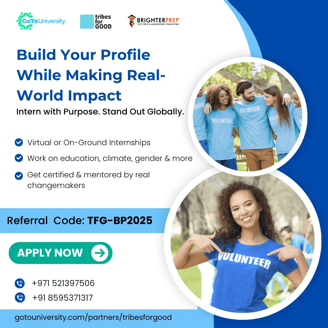 Boost your College Profile: Volunteer with Purpose